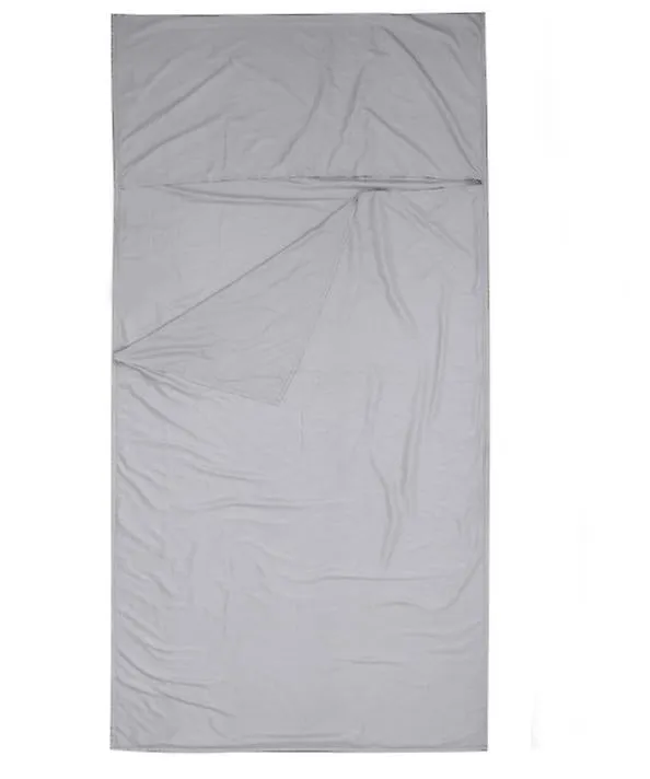 115*210cm gray Household anti dirty sleeping bag, portable liner, ultra-light hotel travel sleeping bag AZ21676