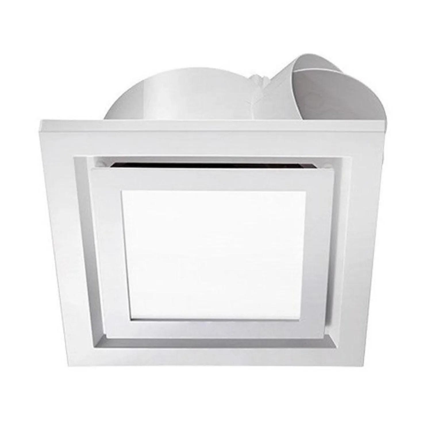 152/328m³/h Ventair Airbus 200/250 Premium Exhaust Fan w/ LED Light in Square (Silver/White) - PVPX200, PVPX250