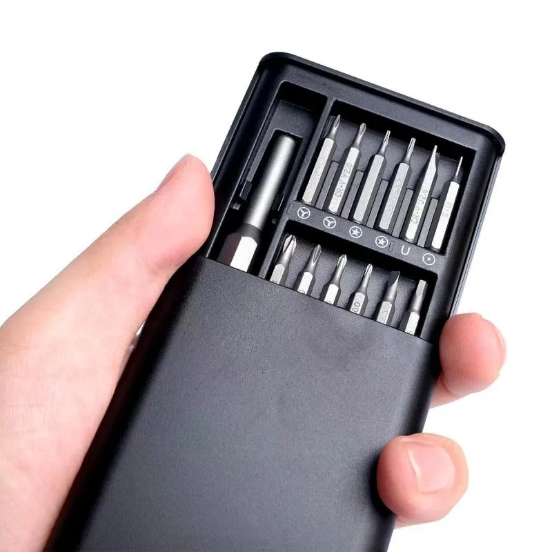 24 IN 1 Magnetic Screwdriver Set ABS Box Drill Screwdriver  Hand Tool Multipurpose Screw Head