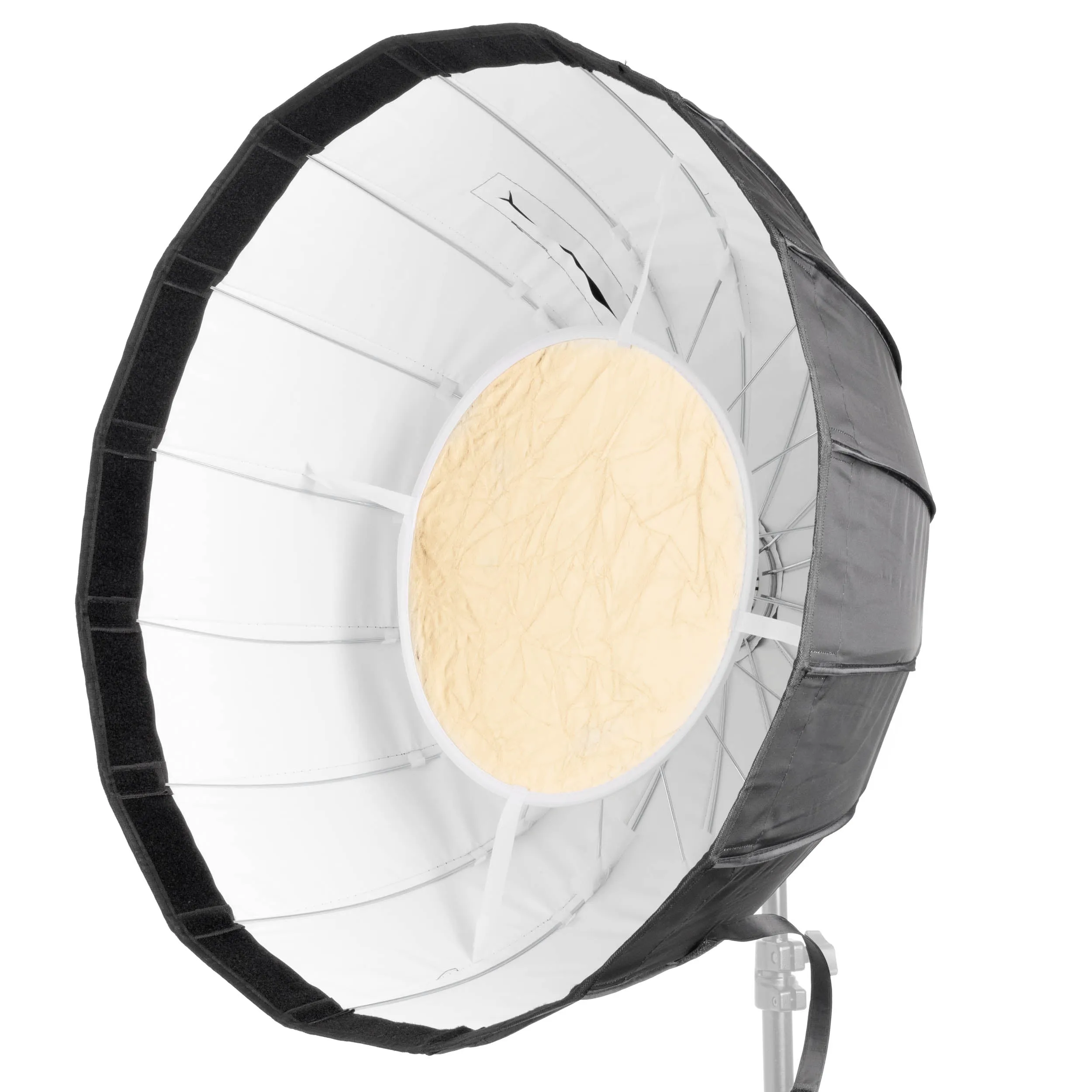 AD-S65W 65cm Portable Silver Godox-Fitting  Parabolic Softbox With White Interior