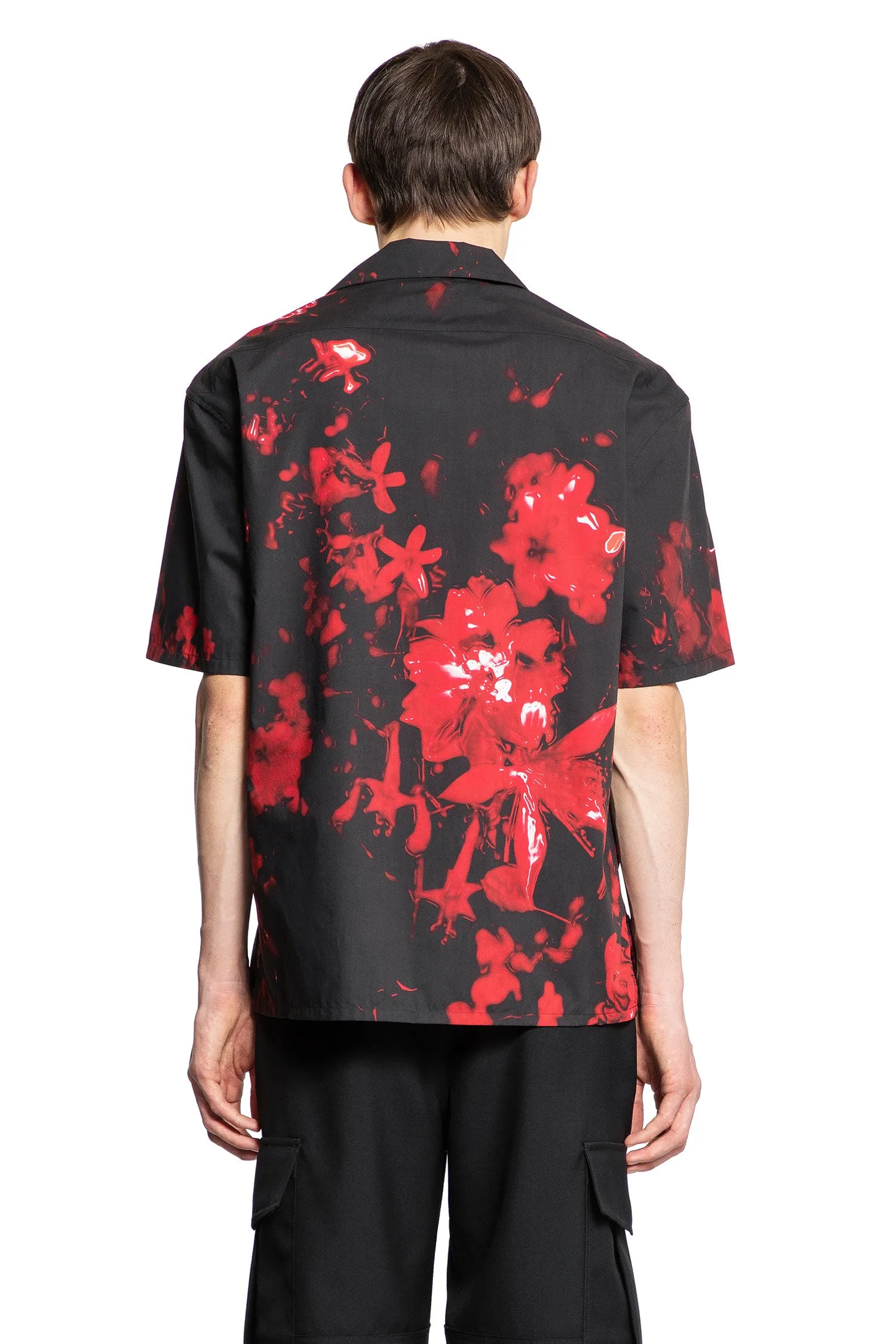 ALEXANDER MCQUEEN MAN BLACK SHIRTS