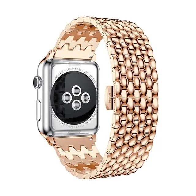 Apple Watch Band 40mm/44mm/38mm/42mm iWatch series 6 SE 5 4 3 Stainless Steel link bracelet