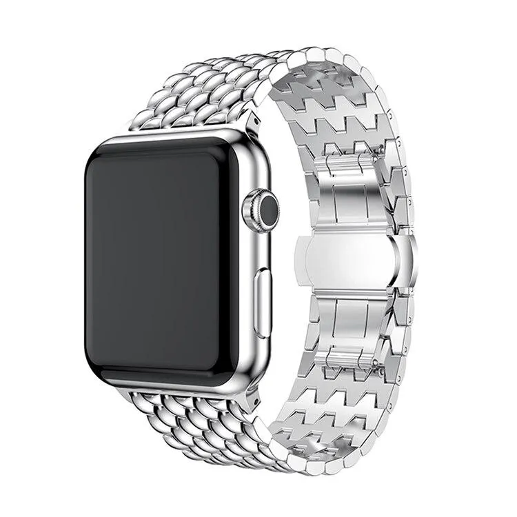 Apple Watch Band 40mm/44mm/38mm/42mm iWatch series 6 SE 5 4 3 Stainless Steel link bracelet