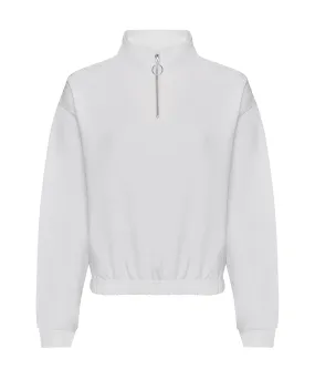 Arctic White - Women's cropped -zip sweat