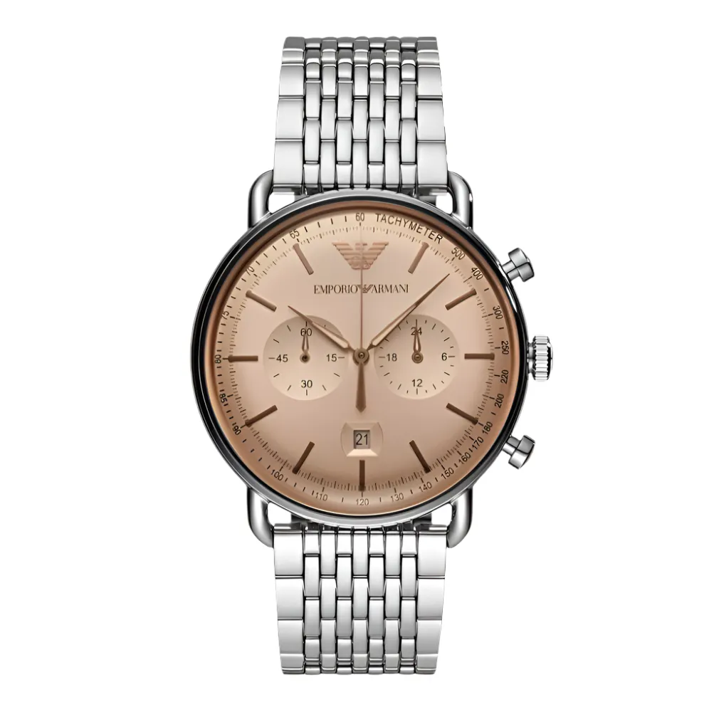 ARMANI Emporio Armani Men's Chronograph Stainless Steel Watch AR11239