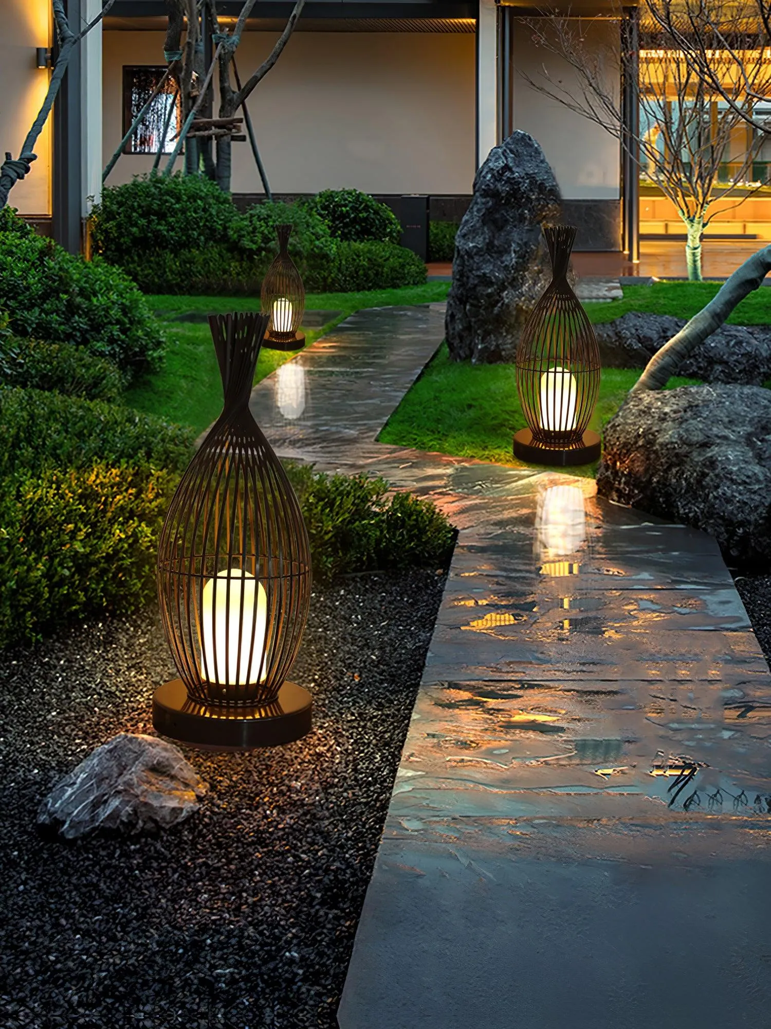 Aurora Orbis Lantern Outdoor Light