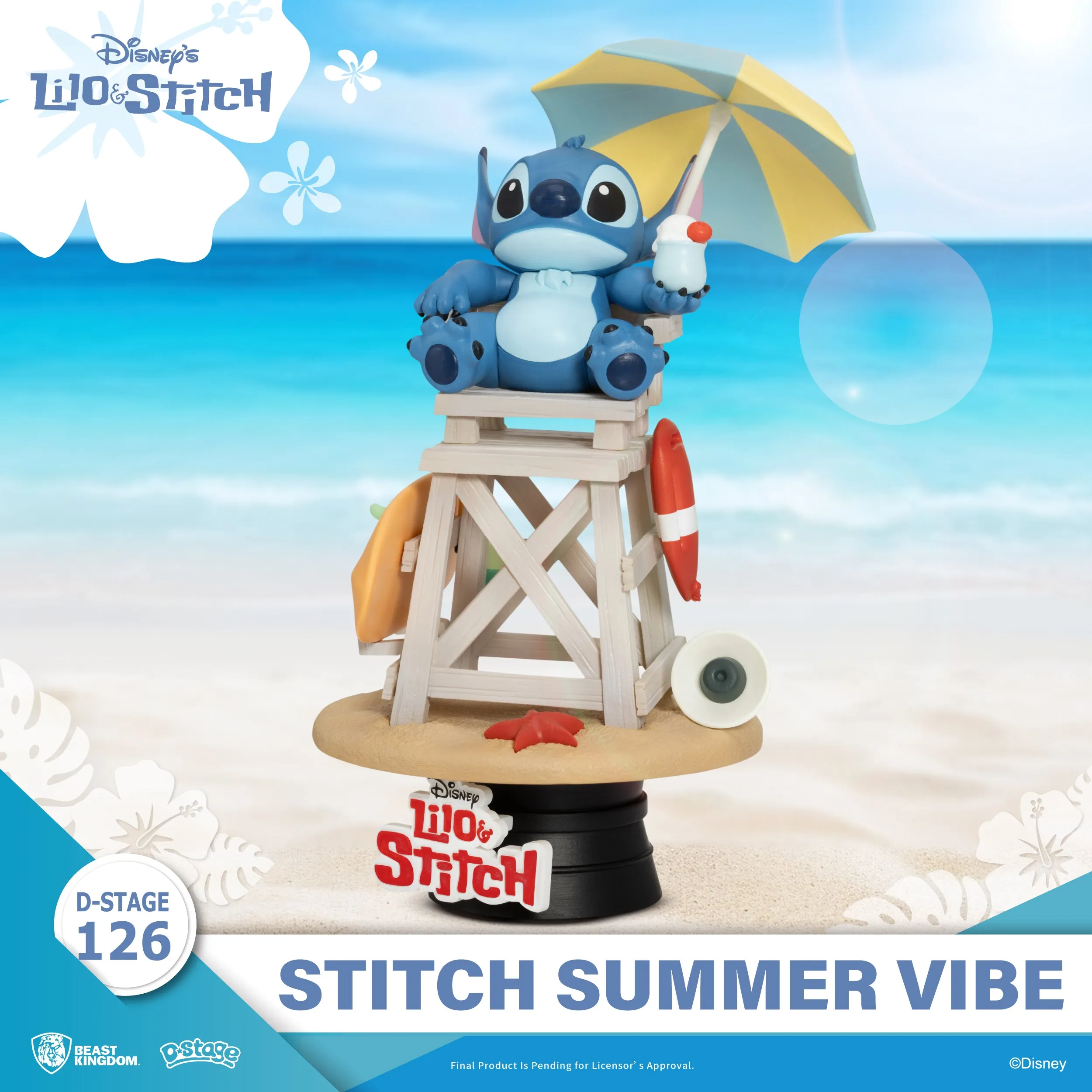 Beast Kingdom DS-126-Stitch Summer Vibe