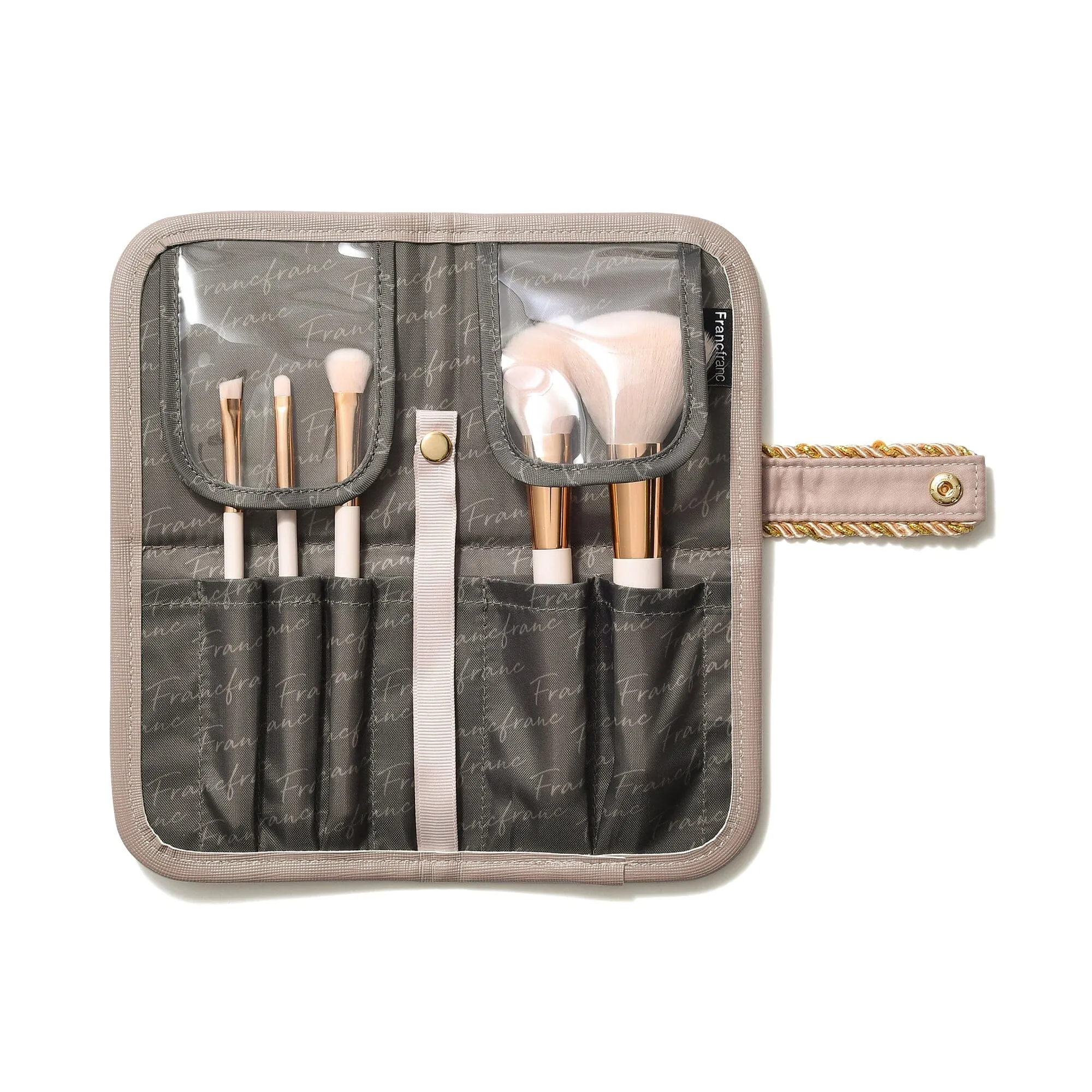 Bell Makeup Brush Set  Grey