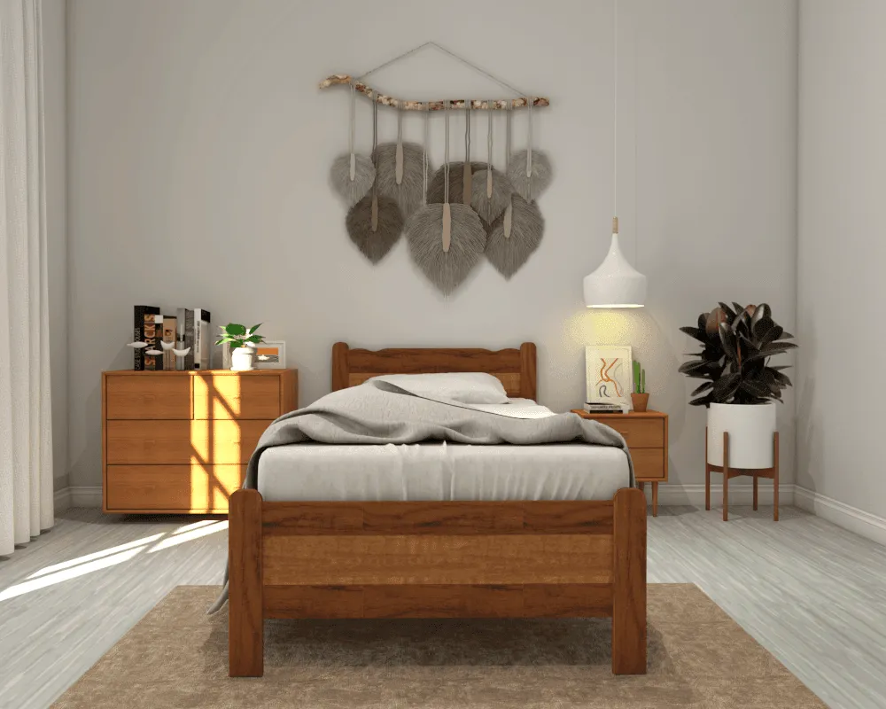 Blakey Wooden Bed (Single)