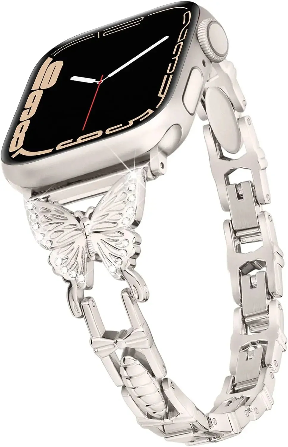 Bling Butterfly Stainless Steel Strap for Apple Watch