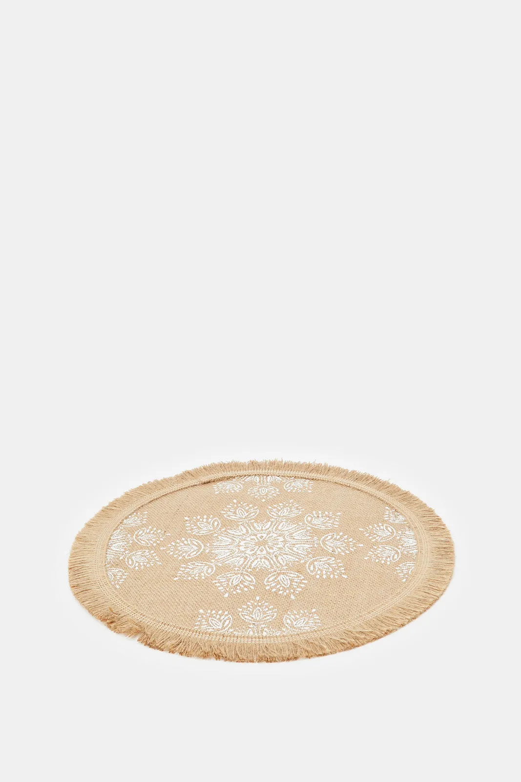 Brown Round Placemat