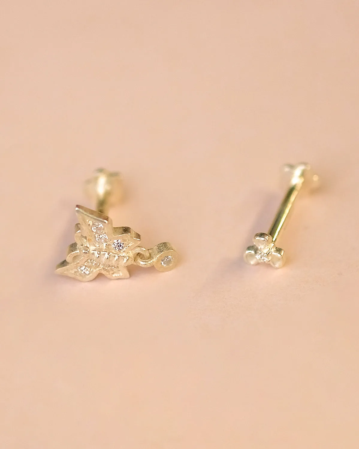 Chihiro Flower Stud - Sterling Silver