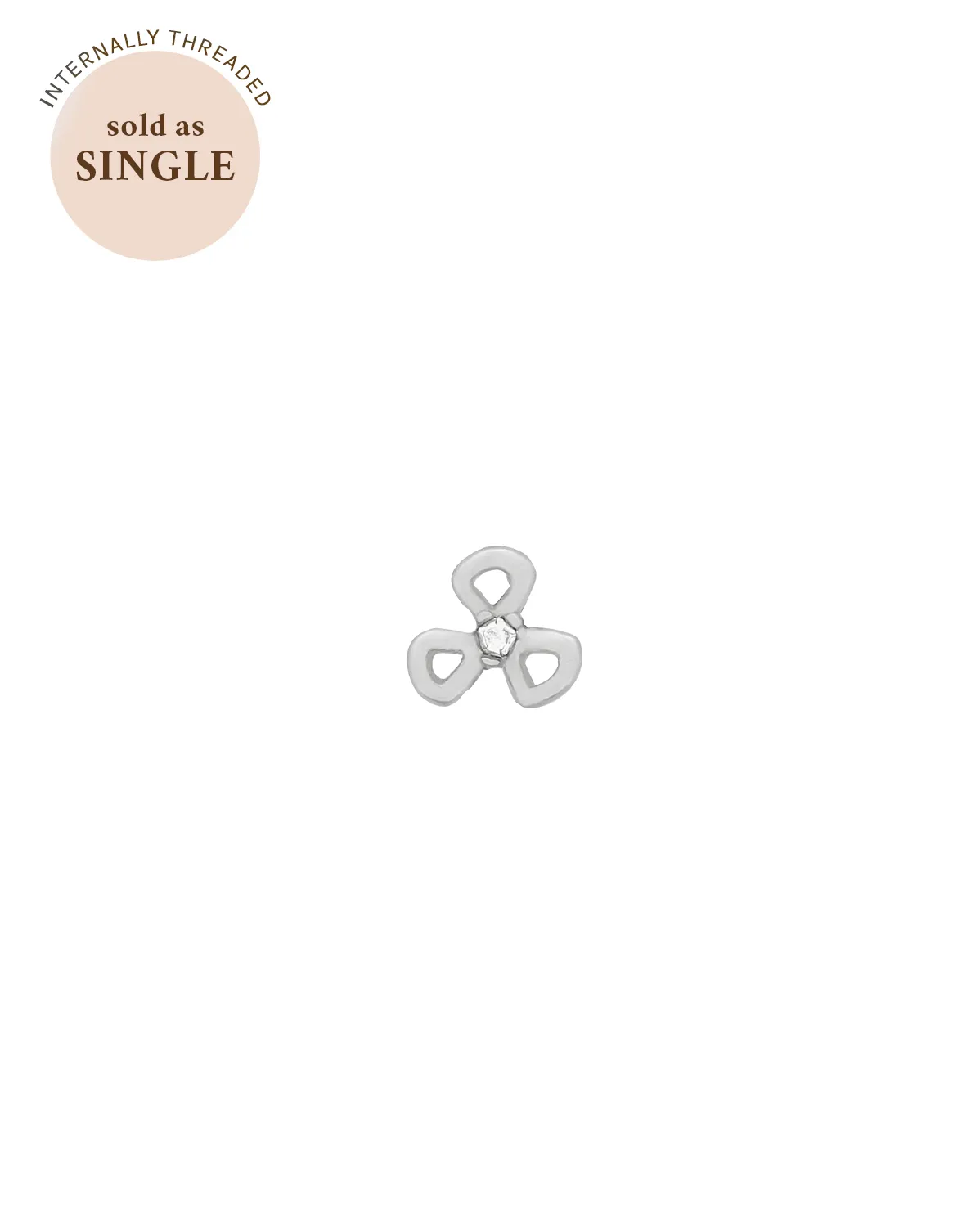 Chihiro Flower Stud - Sterling Silver