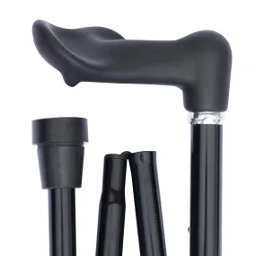 Classic Canes Folding Orthopaedic Cane Black