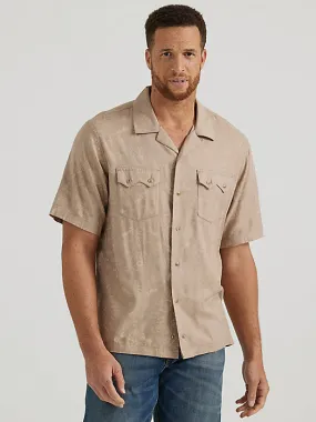 Coconut Cowboy Snap Front Camp Shirt - Light Brown