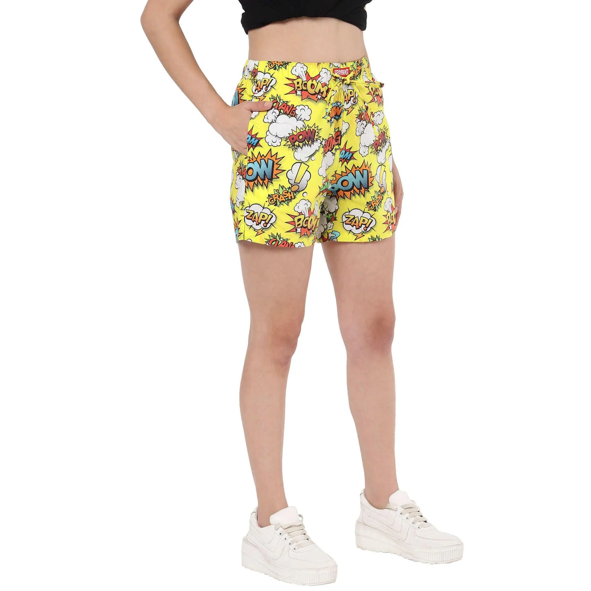 Comic POW! Boxer Shorts For Women