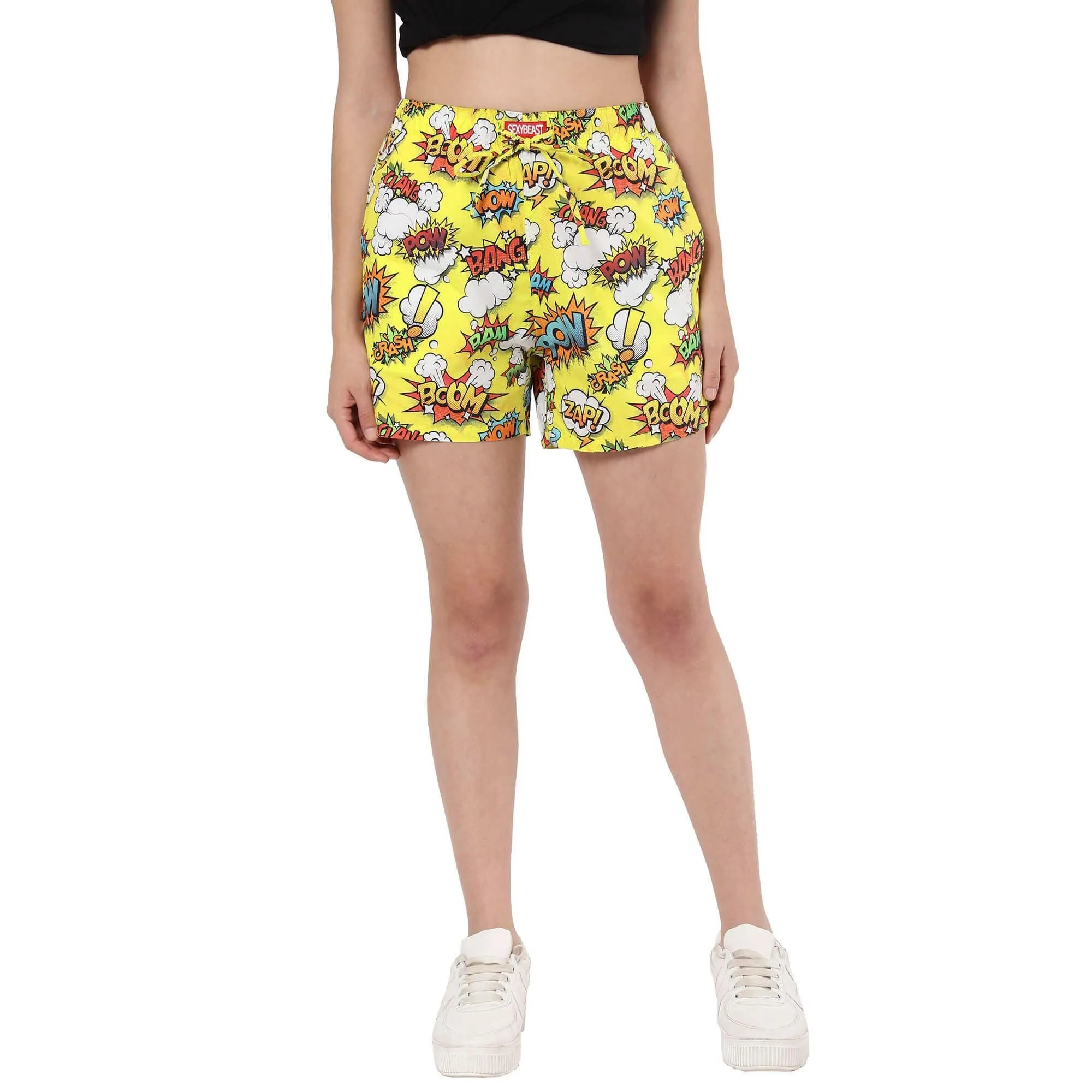 Comic POW! Boxer Shorts For Women