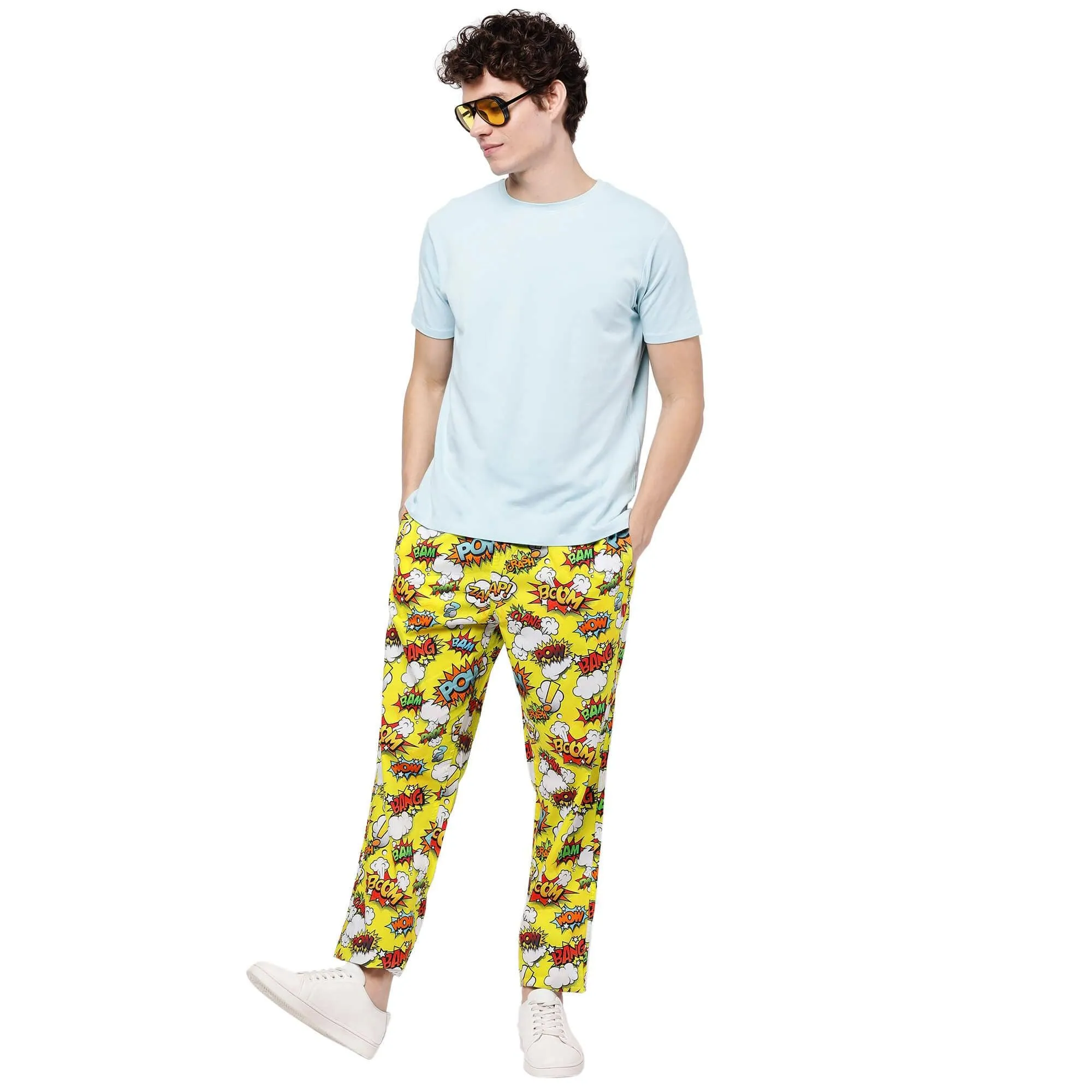 Comic Pow Pyjamas For Men