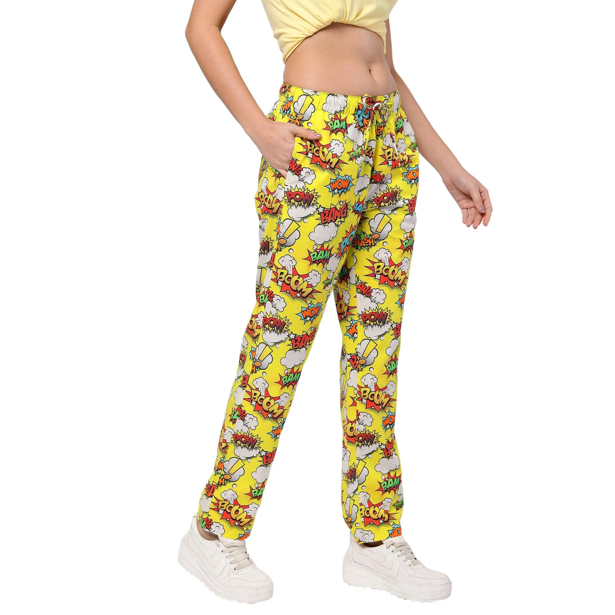 Comic Pow Pyjamas For Women