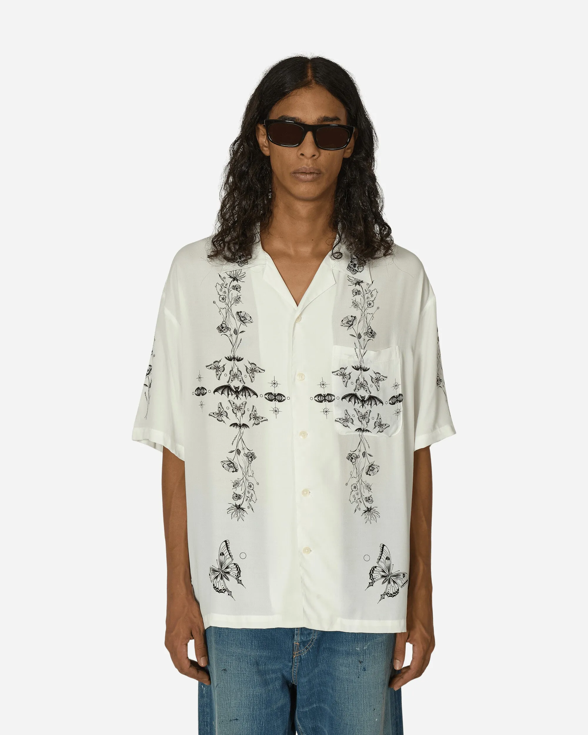 Dr. Woo Hawaiian Shirt White