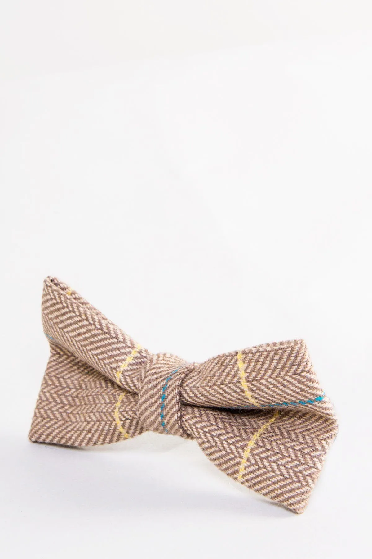 DX7 - Oak Tweed Check Bow Tie