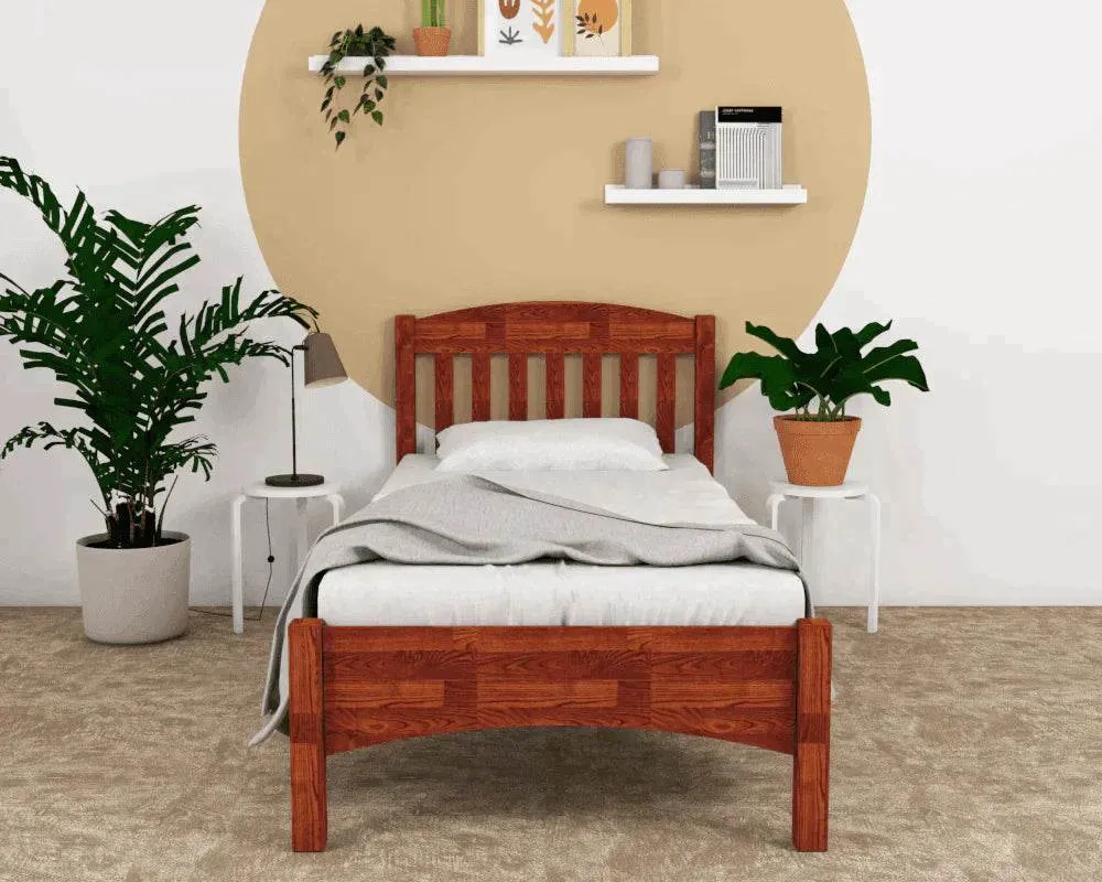 Elisee Wooden Bed