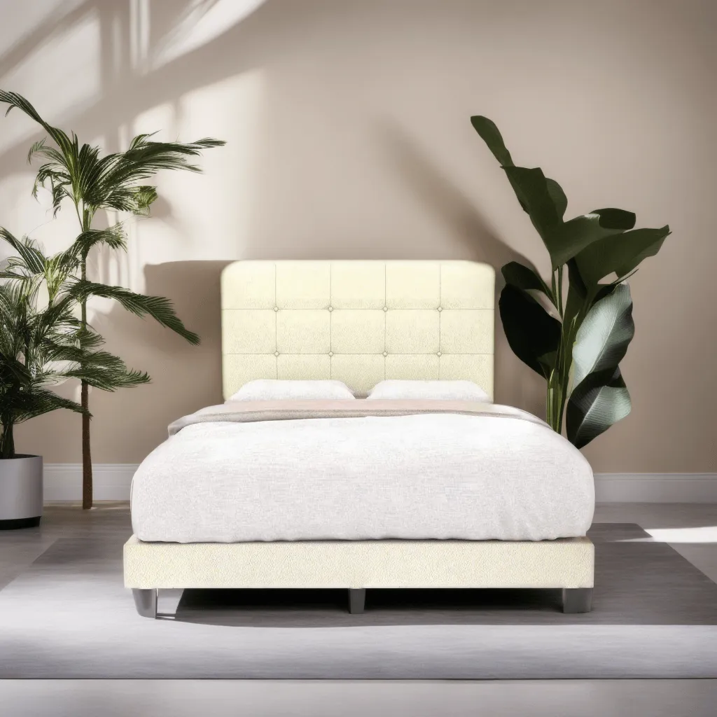 Ellie Faux Leather Bed Frame