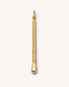 Florentine Finish Matchstick Pendant