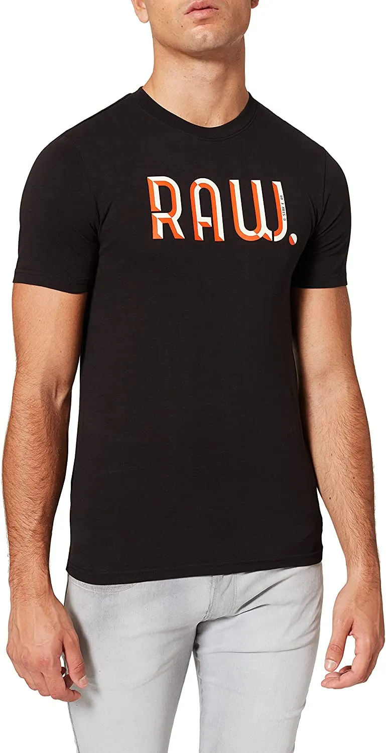 G-Star Raw Men's 3D Raw Logo Short Sleeve Crew Neck T-Shirt