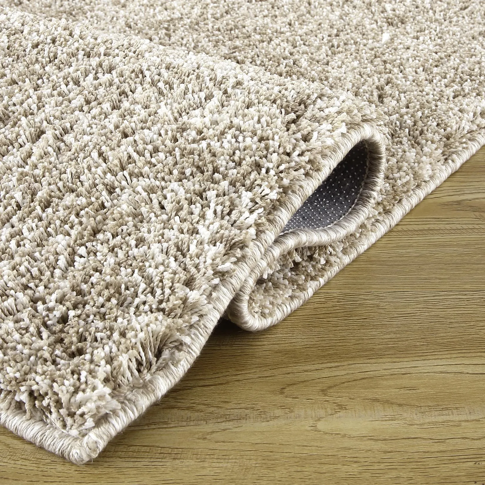 GARVEE Area Rug for Bedroom 2x10 Shag Rug for Living Room Fluffy Hallway Rug Fuzzy Entryway Rug Soft Plush Nursery Rugs Shaggy Office Carpet Aesthetic Rugs Non Sheeding Solid Rug Taupe