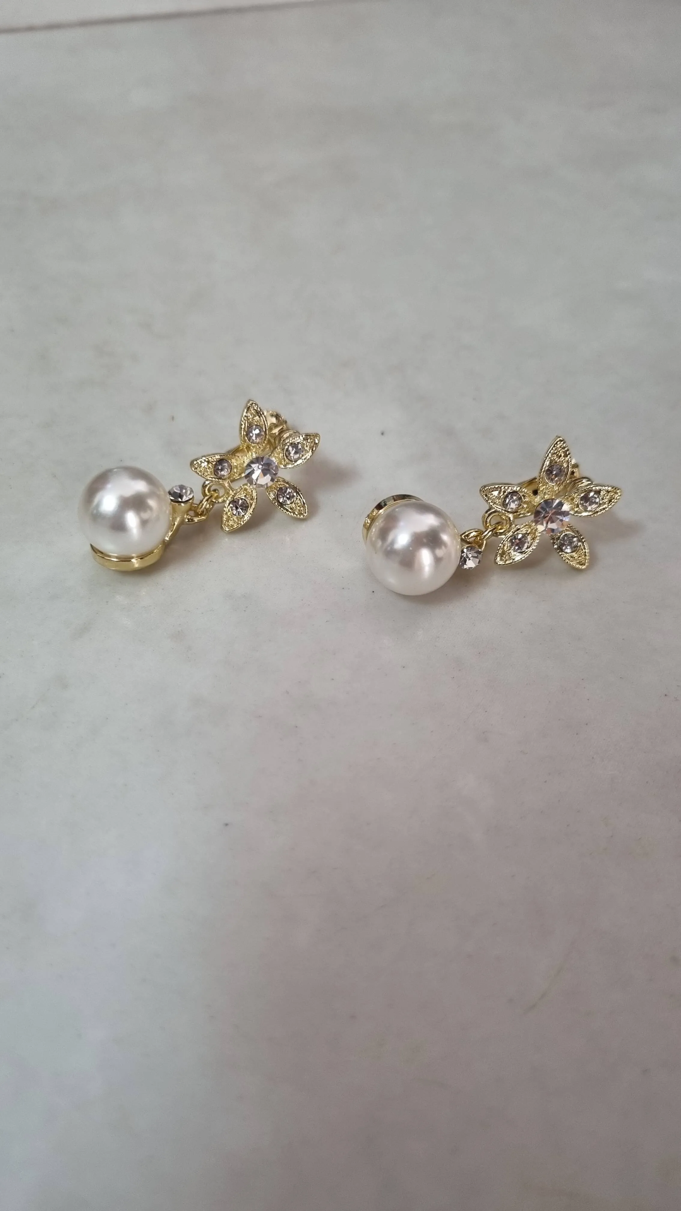 Gold Flower Earring JU0301