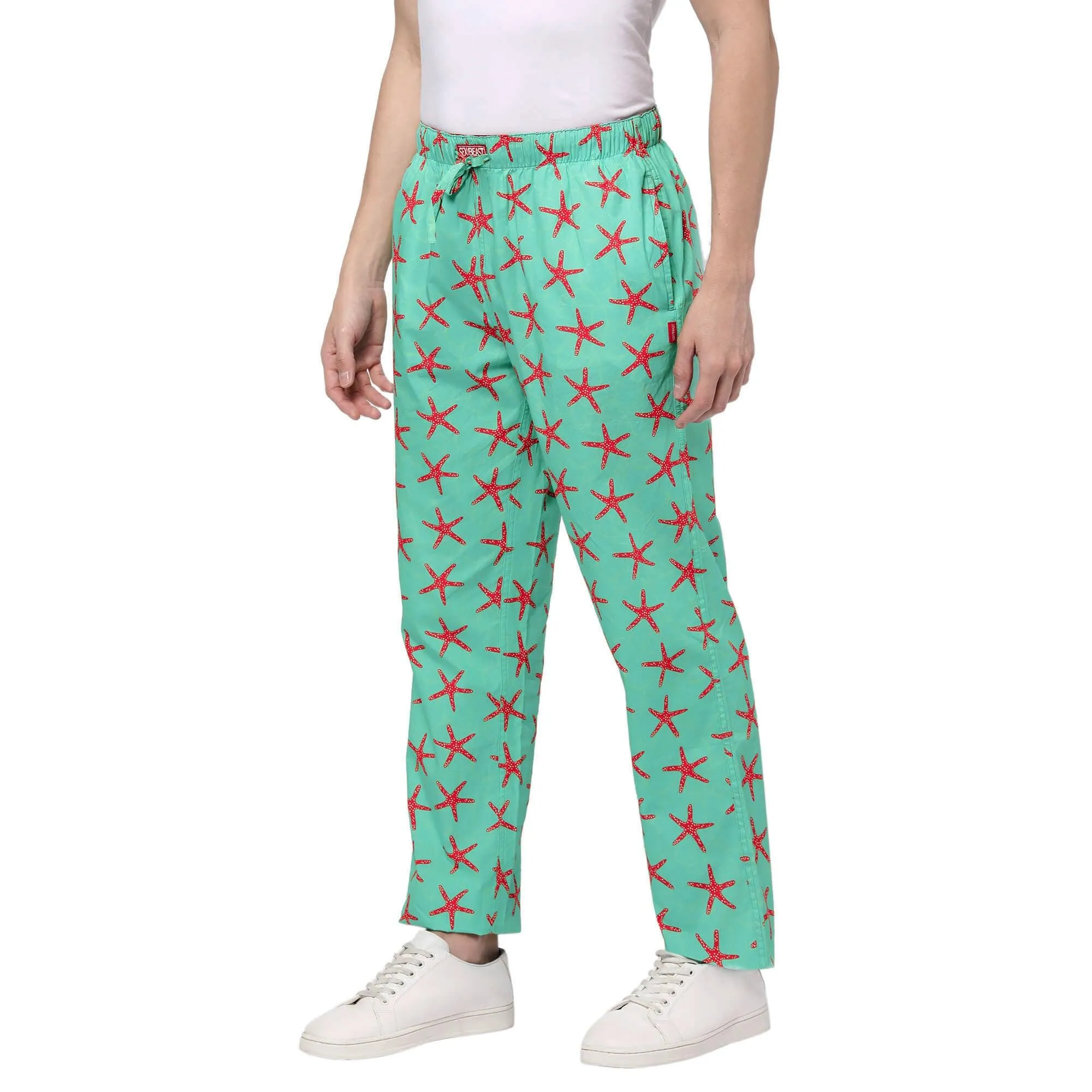 Green Starfish Pyjamas For Men