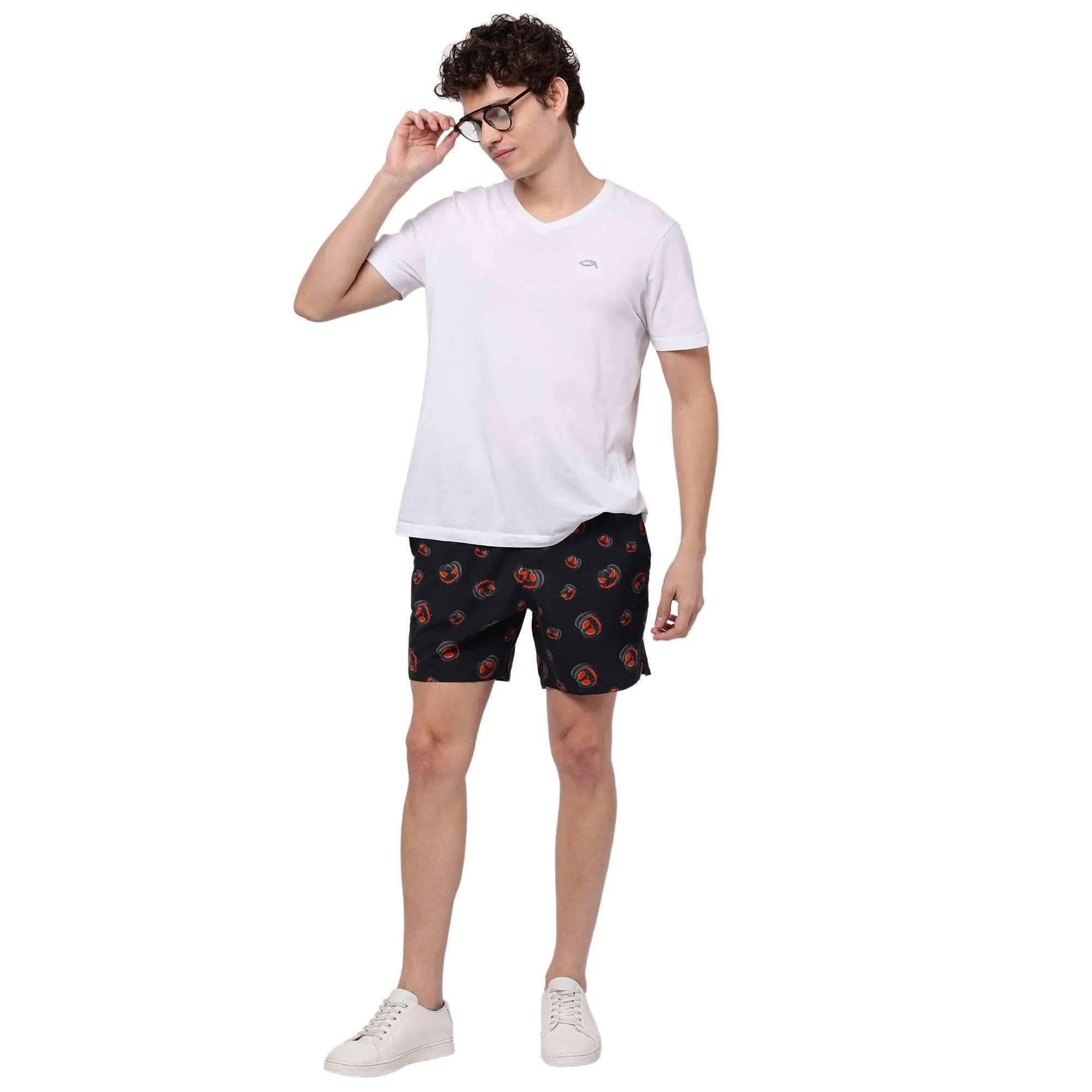 Halloween Pumpkins Boxer Shorts For Men