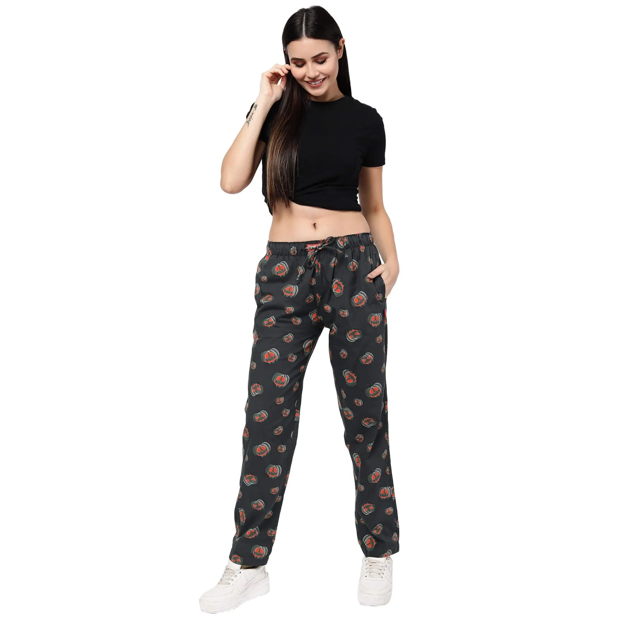 Halloween Pumpkins Pyjamas For Women