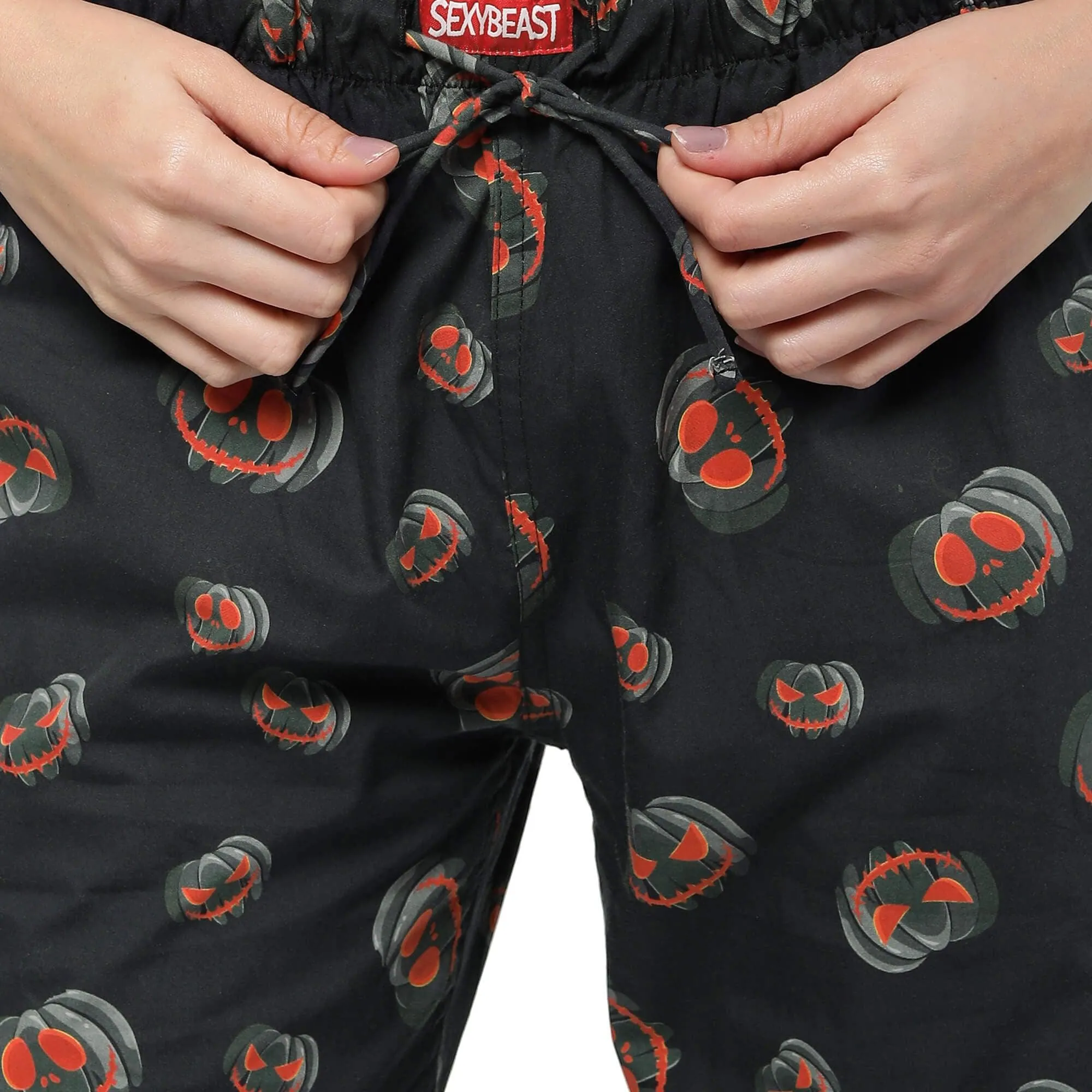 Halloween Pumpkins Pyjamas For Women