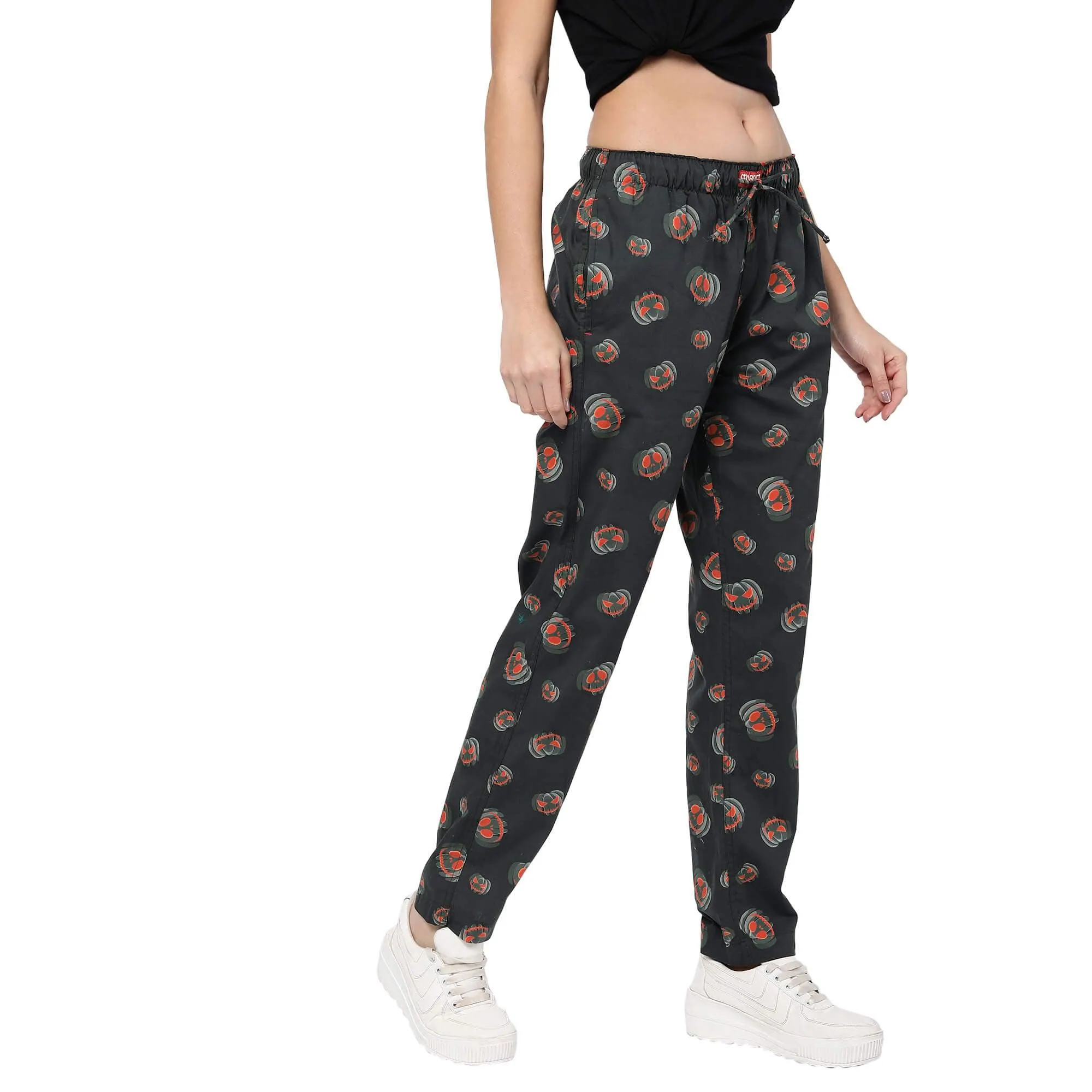 Halloween Pumpkins Pyjamas For Women