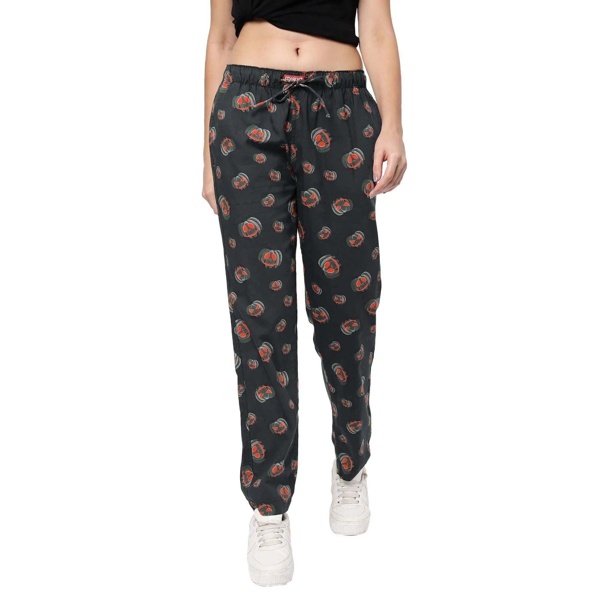 Halloween Pumpkins Pyjamas For Women