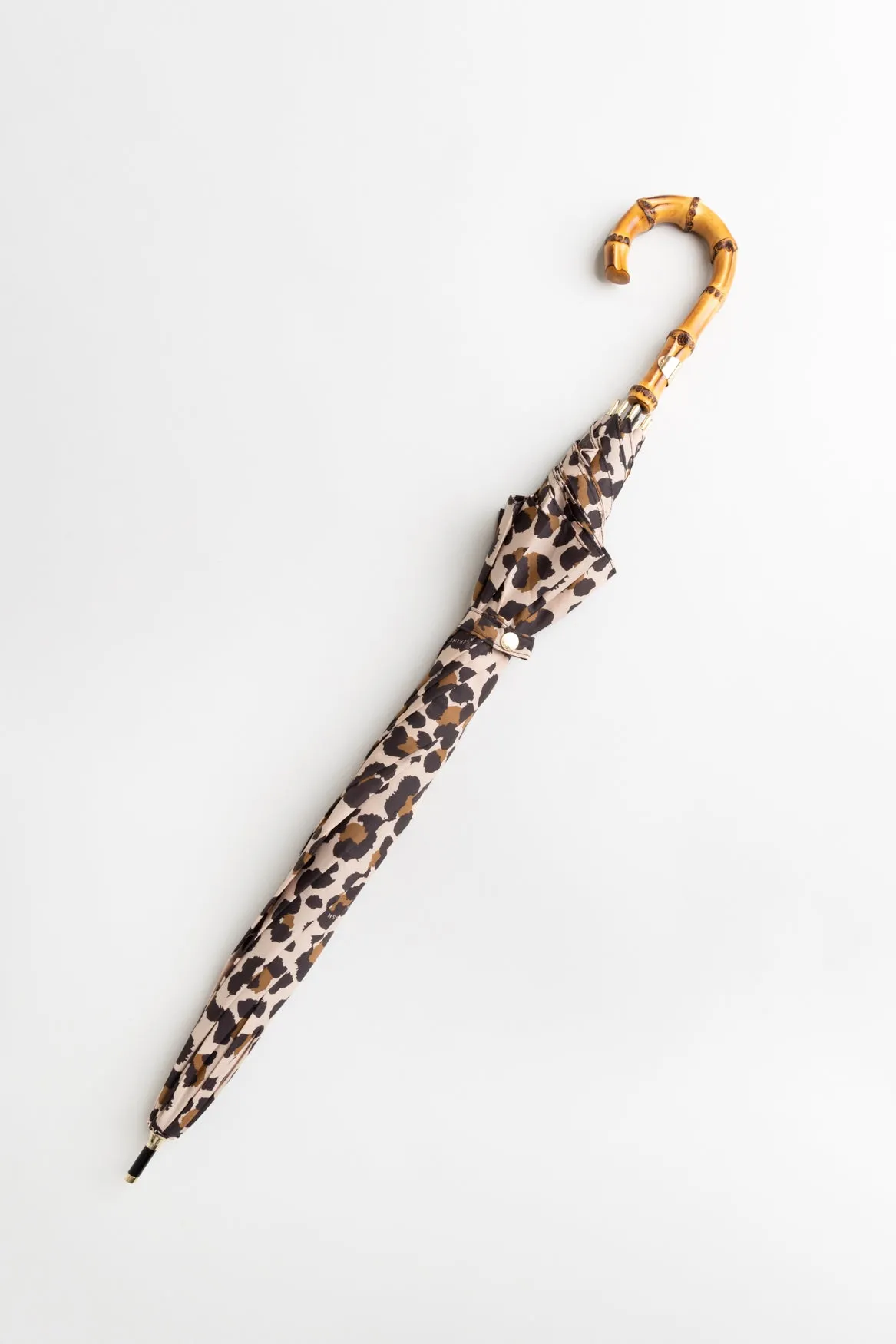 Heriot Leopard Whangee Handle Stick Umbrella