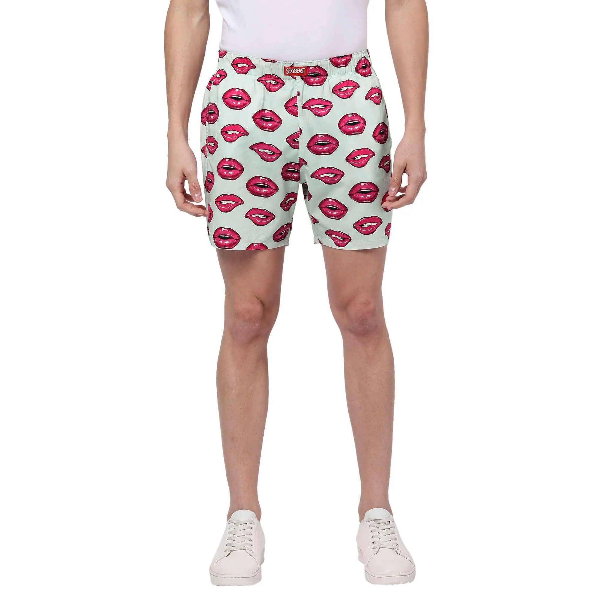 Hot Lips Boxer Shorts For Men