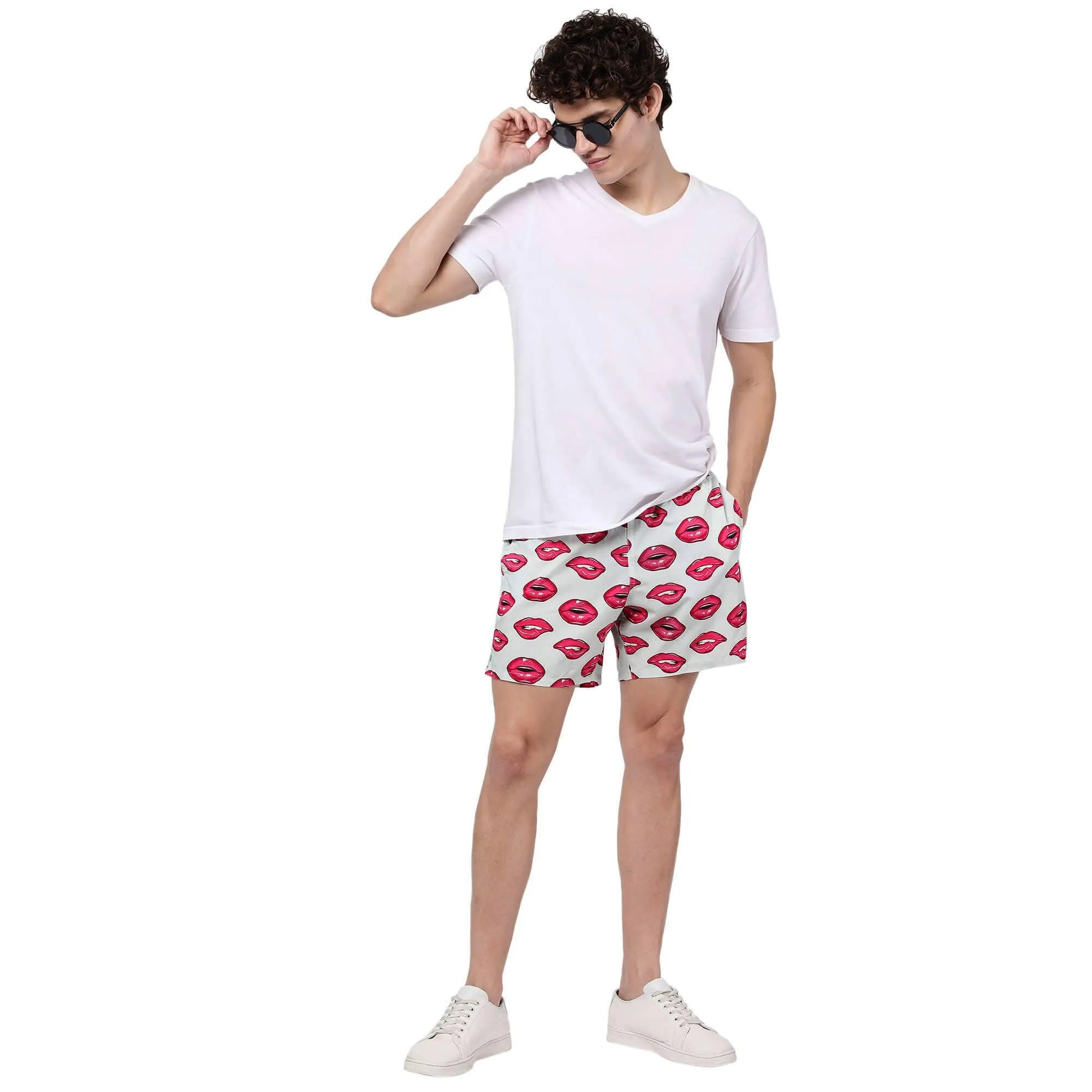 Hot Lips Boxer Shorts For Men