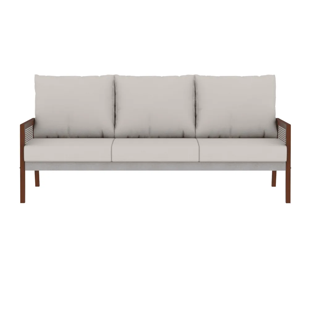 Huxley Fabric Wooden Frame Sofa