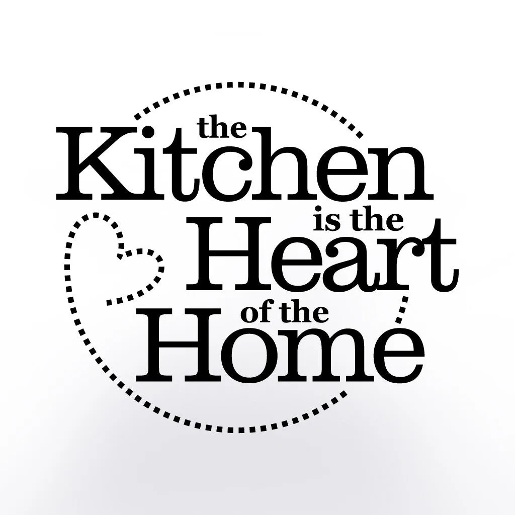 Kitchen is the Heart of the Home (Round)