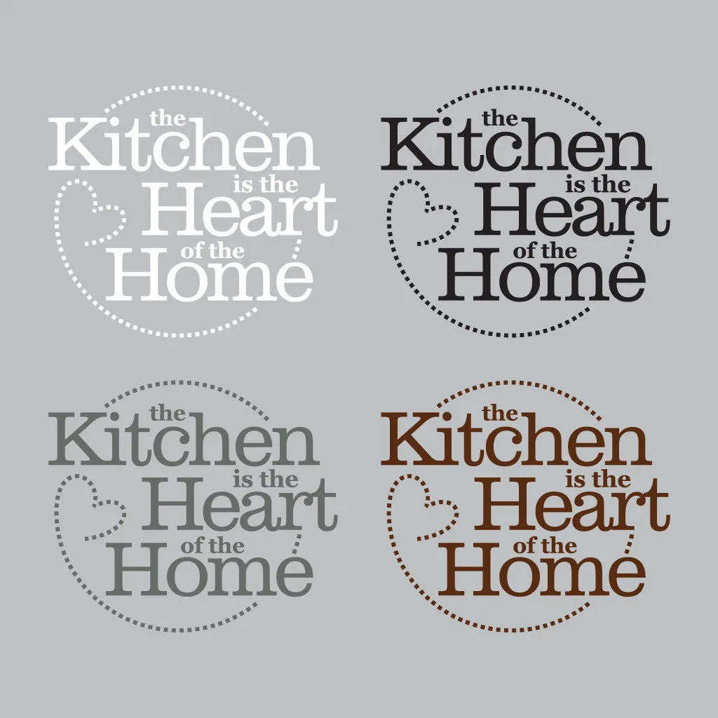 Kitchen is the Heart of the Home (Round)