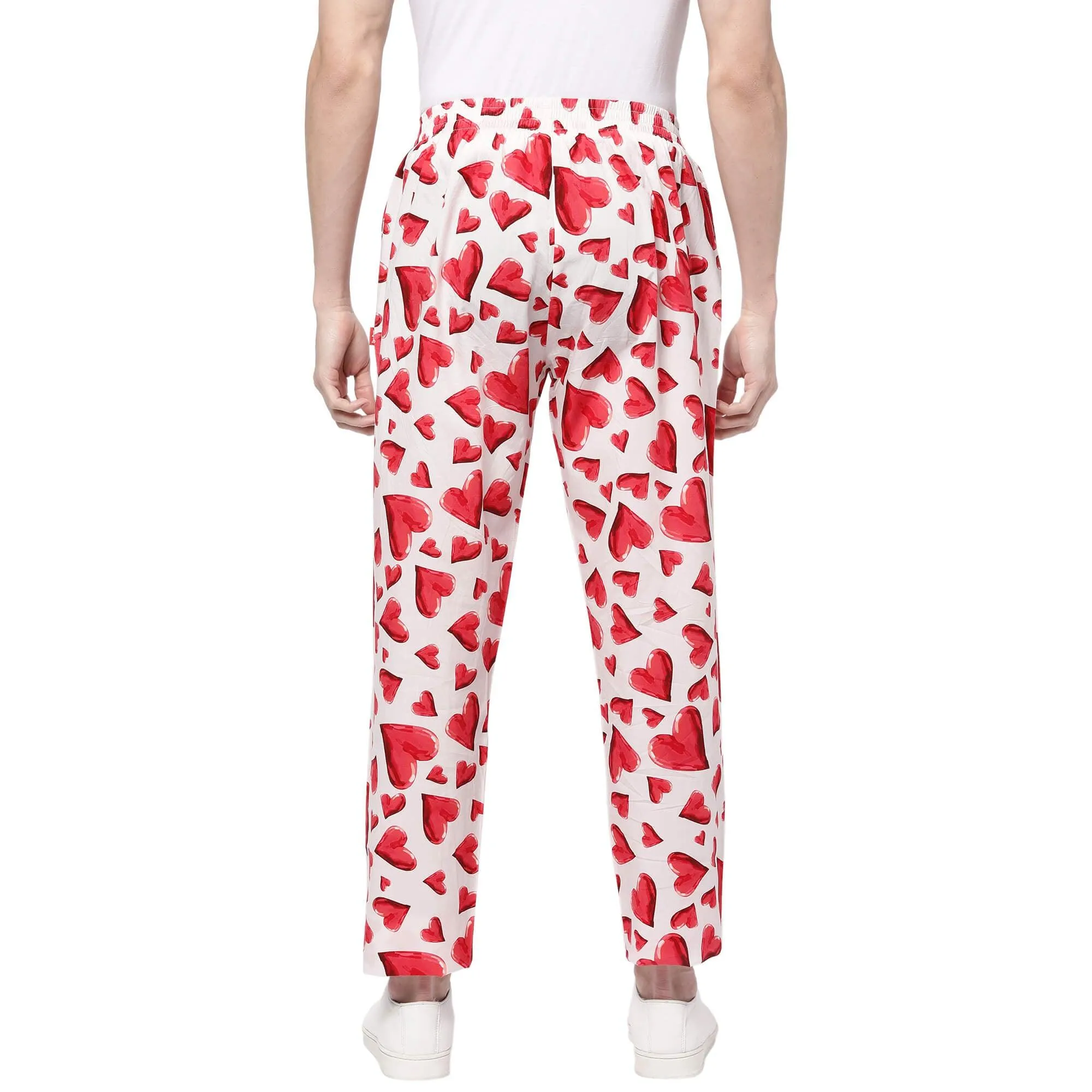 Love Hearts Pyjamas For Men