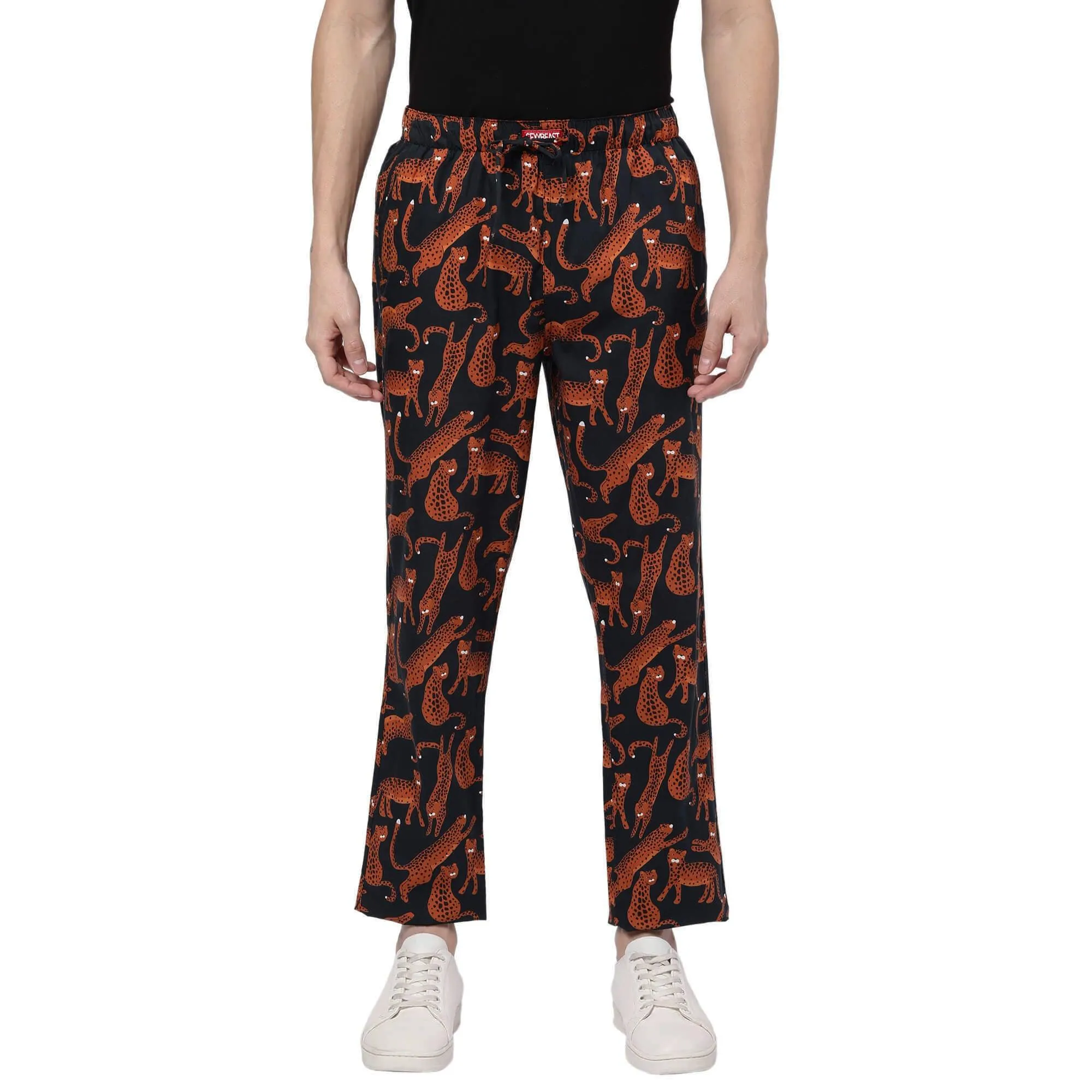 Midnight Leopards Pyjamas For Men