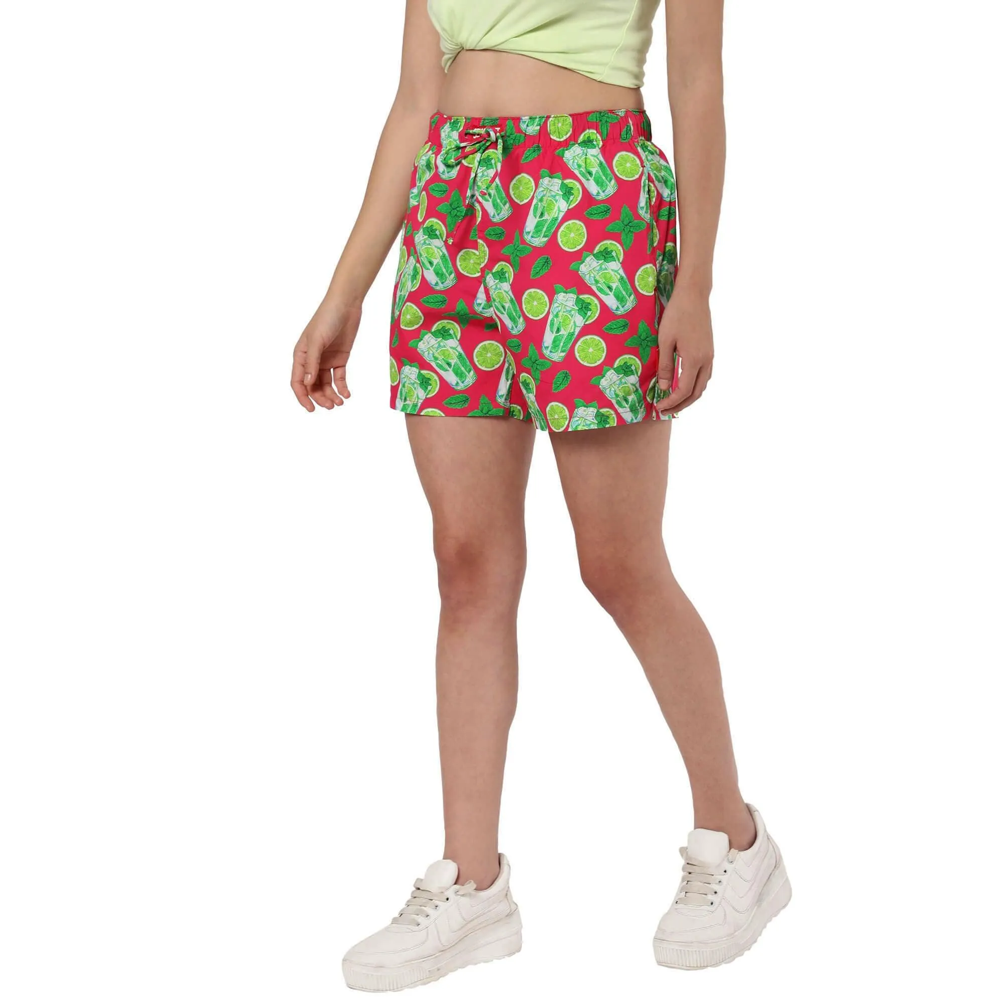 Mojito Cocktails Boxer Shorts For Women