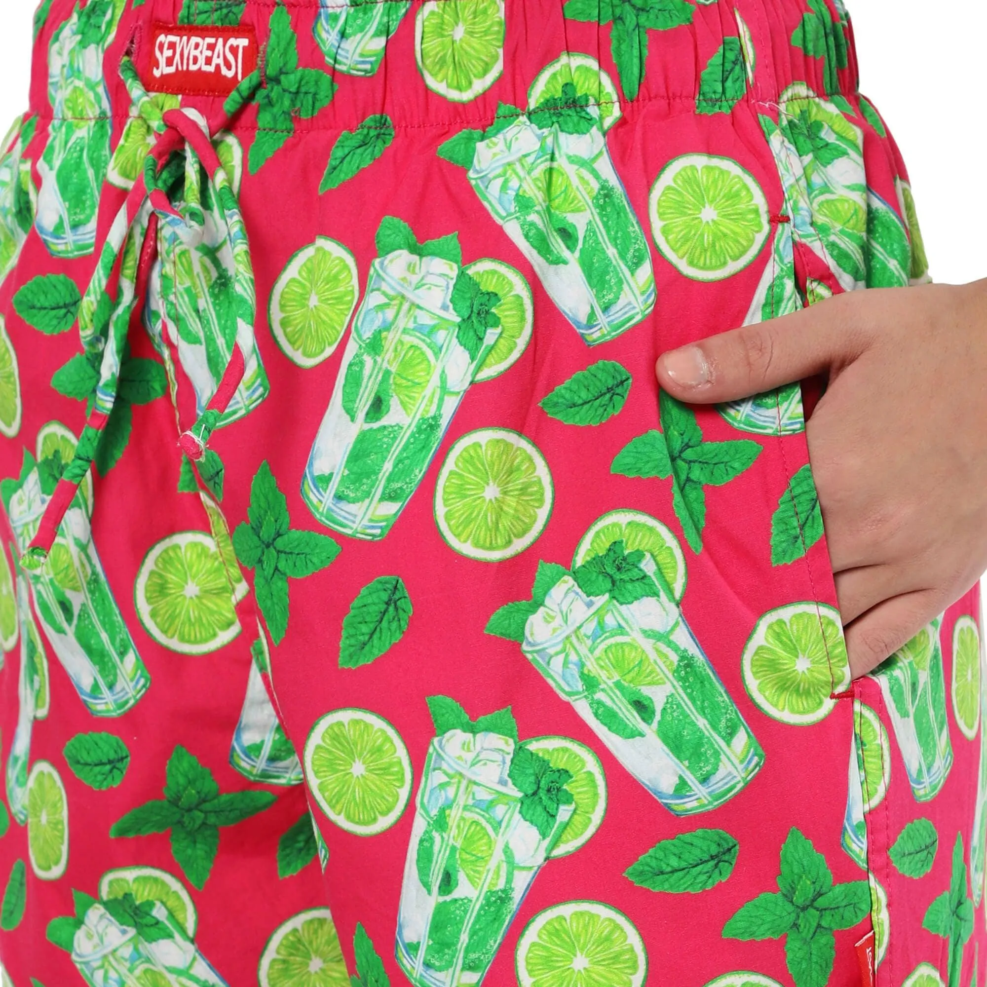 Mojito Cocktails Boxer Shorts For Women