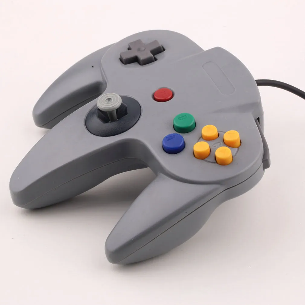 N64 Blue Long Handle Game Controller Control Remote Pad Joystick Fit for Nintendo 64 System