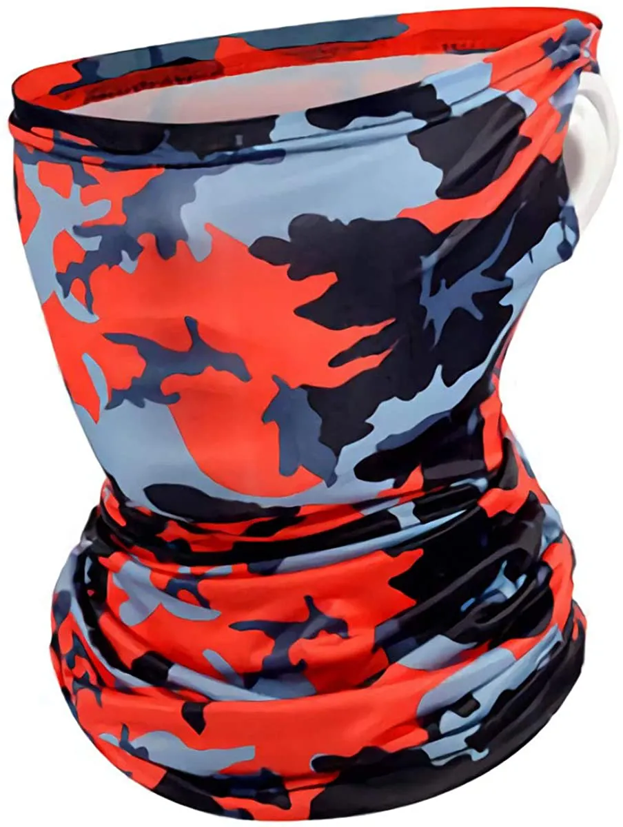 Neck Gaiter Balaclava Bandana Headwear, Ice Silk Cooling Sports Face Scarf for Dust Outdoors