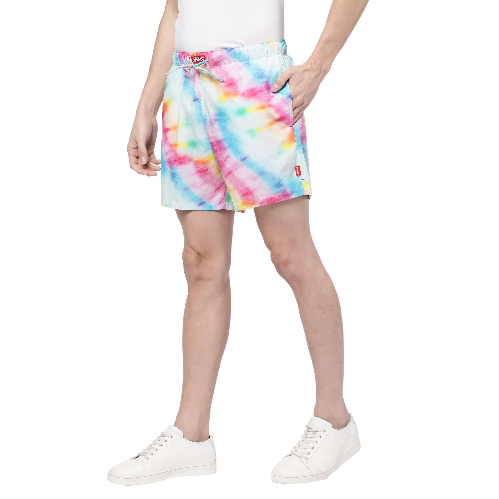 New York Tie Dye Boxer Shorts For Men